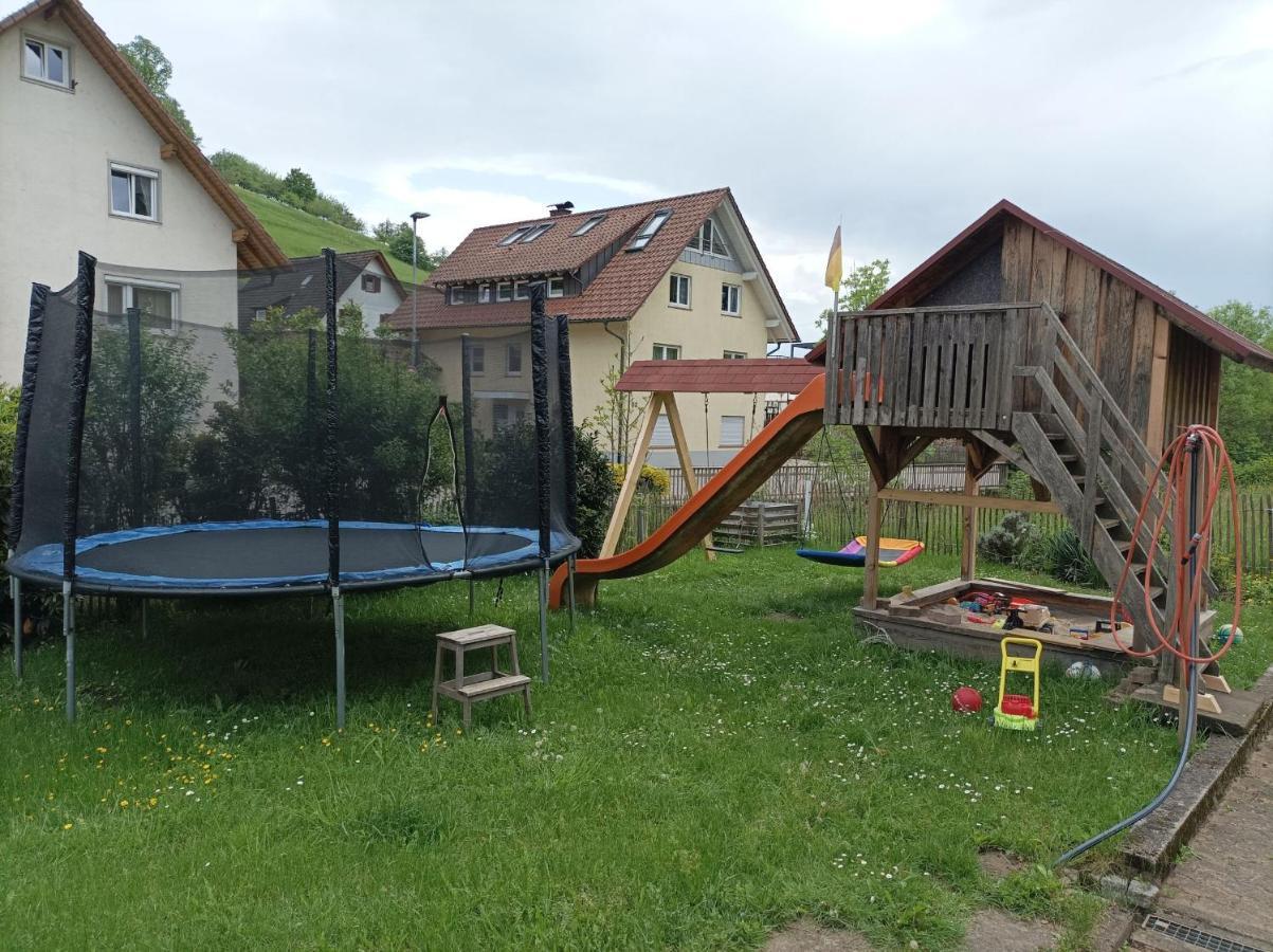Ferienwohnung Wiesenblick オーバーハルマースバッハ エクステリア 写真